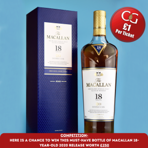 AUGUST 2022 Competition Entry - Macallan 18 year old 2020 Double Cask - 43% 70cl
